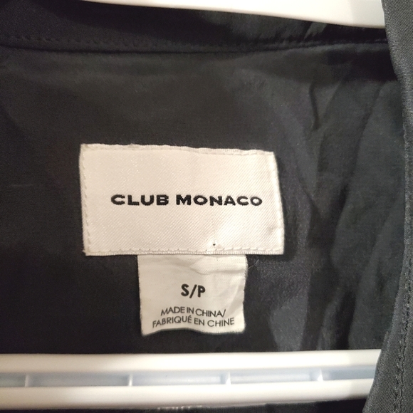 Club Monaco - 100% Silk gray military jacket - Size S - Picture 4 of 9